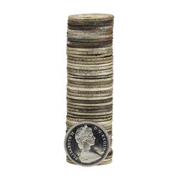 Roll of (50) Mixed Date 1941-1967 Canada Dimes