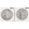 Image 1 : Lot of 1885 & 1887 $1 Morgan Silver Dollar Coins