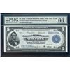 Image 1 : 1918 $5 Federal Reserve Bank Note New York Fr.782 PMG Gem Uncirculated 66EPQ
