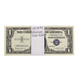 Lot of (11) Consecutive 1957B $1 Silver Certificate STAR Notes