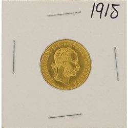 1915 Austria Ducat Gold Coin
