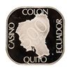 Image 1 : Casino Colon Quito Ecuador 21 gram .925 Sterling Silver Gaming Token