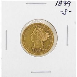 1879-S $5 Liberty Head Half Eagle Gold Coin