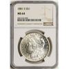 Image 1 : 1881-S $1 Morgan Silver Dollar Coin NGC MS64