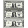 Image 1 : Lot of (3) Consecutive 1957 $1 Silver Certificate Notes