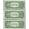 Image 2 : Lot of (3) Consecutive 1957 $1 Silver Certificate Notes
