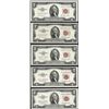 Image 1 : Lot of (5) 1953 $2 Legal Tender Notes