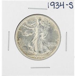 1934-S Walking Liberty Half Dollar Coin