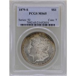 1879-S $1 Morgan Silver Dollar Coin PCGS MS65