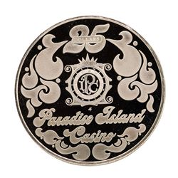 Paradise Island Casino 20.5 gram .925 Sterling Silver Gaming Token