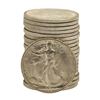 Image 1 : Roll of (20) Brilliant Uncirculated 1947-D Walking Liberty Half Dollar Coins
