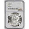 Image 1 : 1880-S $1 Morgan Silver Dollar Coin NGC MS64+