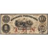 Image 1 : 1856 $10 Merchants and Planters Bank Georgia Obsolete Note