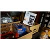Image 3 : 4 BOXES OF GLASSWARE, OIL LAMP AND ESTATE GOODS
