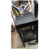 Image 2 : BLACK 1 DRAWER NIGHTSTAND