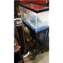 FISH TANK WITH STAND AND BIONEER TOWER FAN