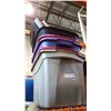 Image 3 : LOT OF STERILITE TOTES W/ LIDS