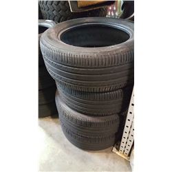 SET OF 4 MICHELIN 255/55 R18 TIRES