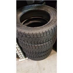 SET OF 4 DUNLAP 215/60 R16 TIRES