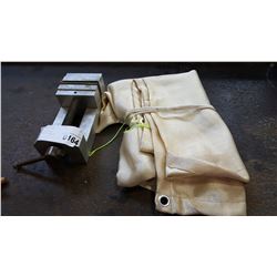 ALUMINUM VICE AND WELDING CURTAIN