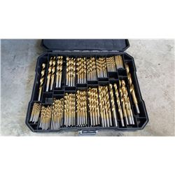 MASTERCRAFT TITANIUM DRILL BIT SET -AS NEW