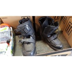 SIZE 11 IICON FIELD ARMOR MOTORCYCLE BOOTS