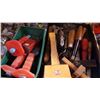 Image 2 : VINTAGE TOOLS AND A LARGE CHISELS