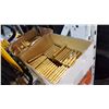 Image 1 : 2 BOXES OF BRASS HINGES