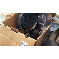BOX OF ELECTRONICS AND ALARM CLOCKS