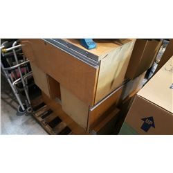6 3FT X 1FT X 1FT SLIDING DRAWER CUBBIES W/ STAND