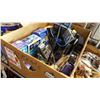 Image 1 : BOX OF ELECTRONICS AND SHREDDER AND CAMERA