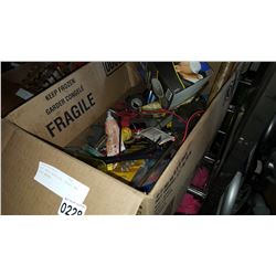BOX SHOP SUPPLIES, TOOLS, AND DUST MASKS