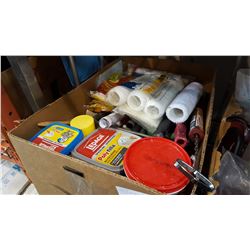 LARGE LOT OF PAINTING SUPPLIES