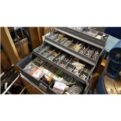 PLANO TOOLBOX FULL OF HARDWARE