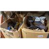 Image 1 : 2 BOXES W/ AUTOMOTIVE LIGHTS, SECURITY MOTION LIGHTS, AND ELECTRICAL