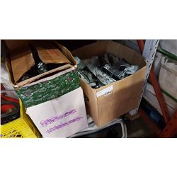 TWO BOXES OF JOIST HANGERS AND SILL GASKET