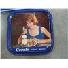 Image 2 : METAL SIGN AND GRANT WHISKEY TRAY