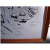 Image 2 : WATER COLOR AND INK ON PAPER "CARICUTURE OF A WINNIPED POLICE OFFICER ON A TRAIN 1960"