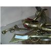 Image 2 : BRASS REINDEER AND 2 WALL DECOR GUNS