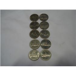 10 SILVER DOLLARS