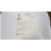 Image 2 : PAIR OF 14KT YELLOW GOLD TEAL BLUE DIAMOND EARRINGS WITH CERTIFICATE 0.40 CARAT