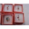 Image 2 : LOT OF EIGHT WOMENS DINNER RINGS