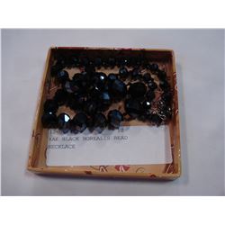 RAE BLACK BOREALIS BEAD NECKLACE