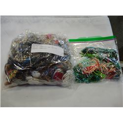 BAG OF JEWELLRY AND NATIVE BEADED JEWELLRY