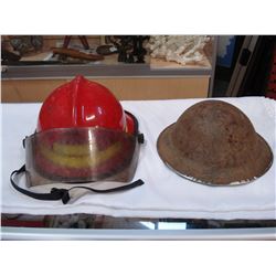 METAL MILITARY HELMET AND FIREFIGHTERS HELMET WITH VISOR