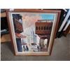 Image 1 : OIL PAINTING ON BOARD STREET SCENE