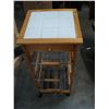 Image 1 : PINE TILE TOP ROLLING STAND