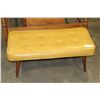 Image 1 : VINTAGE BUTTON TUFTED FOOTSTOOL