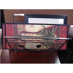 SMALL PRINTS AND MAGAZINE RACK