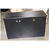 Image 1 : MODERN BALCK 3 DRAWER SERVING CABINET